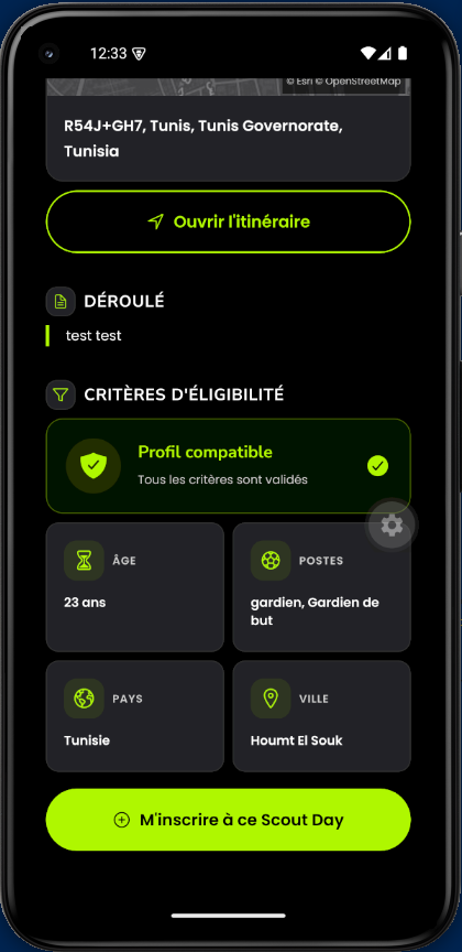 Les journees de detection — Ifriqiya Star